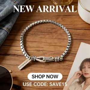 Vintage box chain cross bracelet, with a unisex design, suitable for daily wear and social occasions | A stylish accessory for all seasons