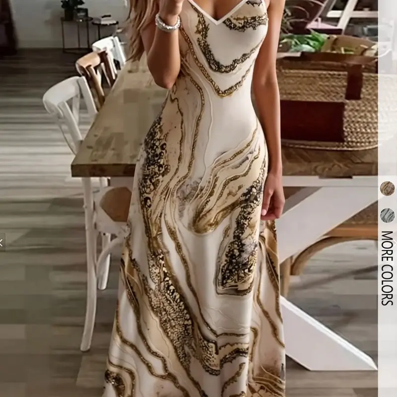 Women's Fashion Elegant Printed Bodycon Slimming Fit Strapless Dress, Stylish Chic Summer Casual Wear, Perfect for Parties and Daily, Bodycon Fitted