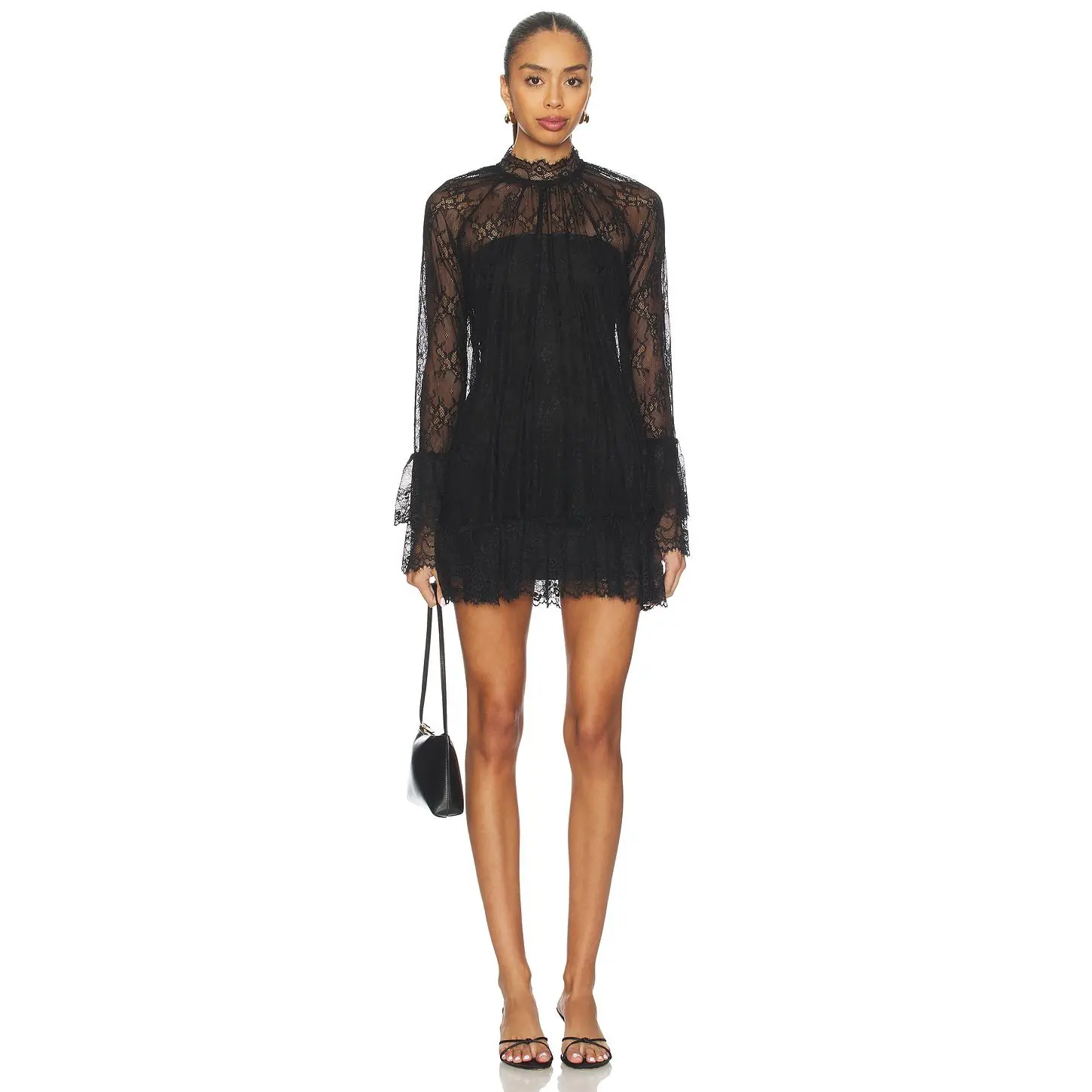 MORE TO COME Olisa Mini Dress in Black