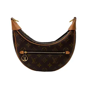 Pre-owned Louis Vuitton Coated Canvas Shoulder Bags Loop Monogram Microchipped LV2585