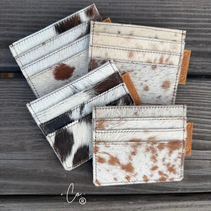 Cowhide Credit Card Holder Cowhide Credit Card Holder