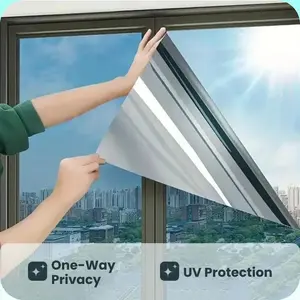 Window Film, Heat Insulation Window Privacy Film, UV Blocking Window Film, Home Decor for Living Room Bedroom Office, Sun Shade Film, Interior Decoration Accessories