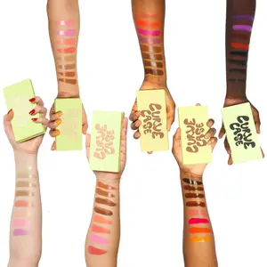 Made By Mitchell Curve Case Cream Makeup Palette, Portable Cream-Based Cosmetic Palette