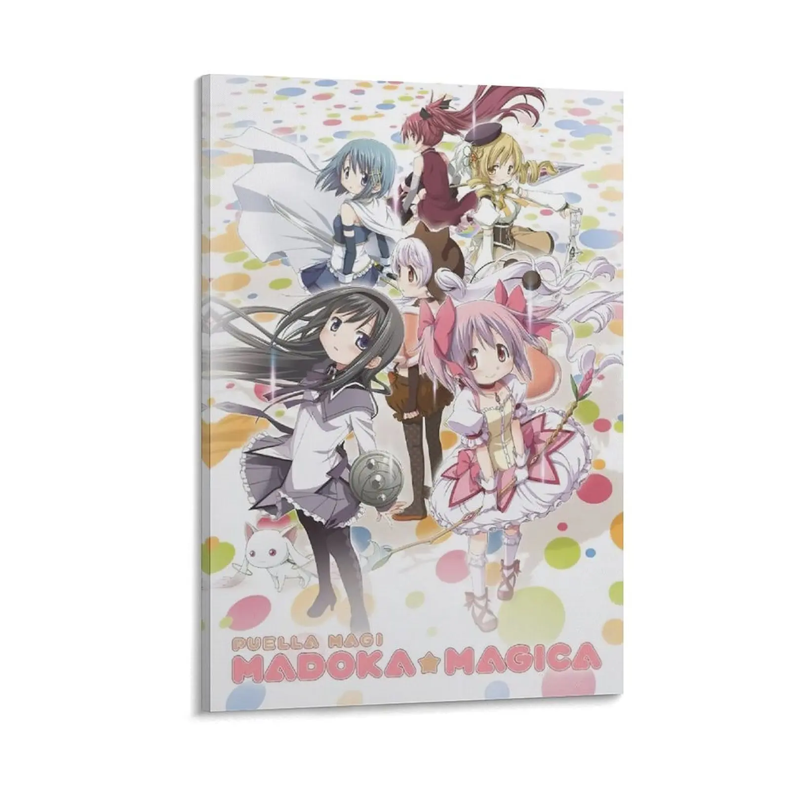 Puella Magi Madoka Magica's Anime Poster,High-Quality Canvas Print, Ideal As A Gift Or for Enhancing Aesthetics at Home. Canvas Poster Bedroom Decor Sports Landscape Office Room Decor Gift Frames Ornaments Wall Decoration