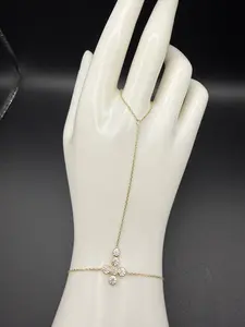 10K Gold Hand Chain