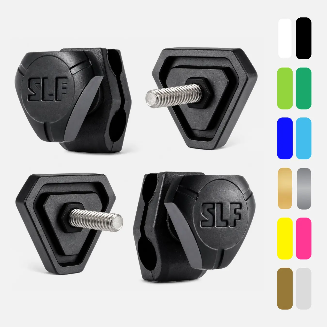 SLEEFS Football Helmet Visor Quick Clips - Multiple Colors - 2 Clips & 2 Sets of Screws, Impact-Resistant Plastic, No Tools Required, Secure Fit for Most Helmets, Enhance Visibility & Protection