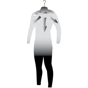 Underwater Kinetics HangAir Hanger in Sleek Black - One Size (UK-524061)