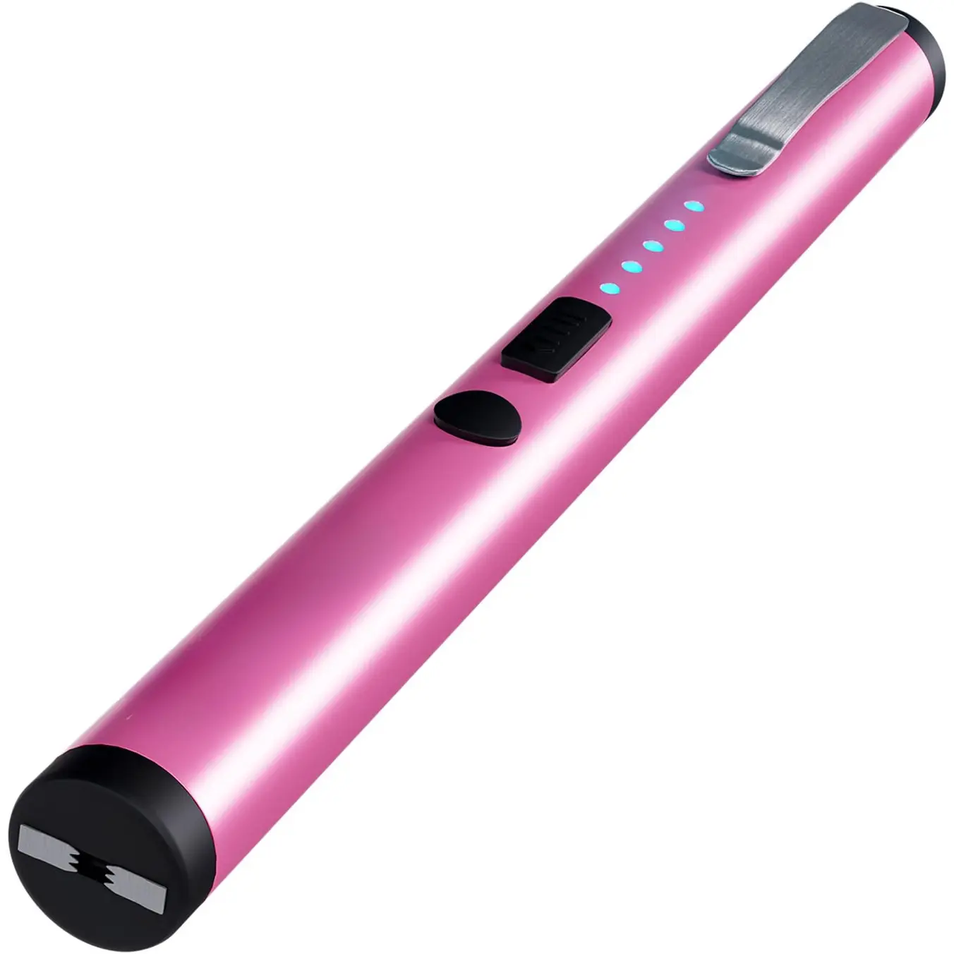 Pain Pen 25,000,000 Volts Stun Gun for Self Protection - Tactical Stun Pen for Women and Men, USB Rechargeable, Battery Indicator, Durable Clip, Compact and Concealable for Protection
