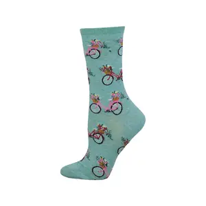 Floral Cruiser Crew Socks - Womens