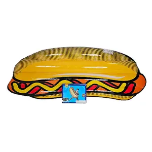 Hot Dog Pool Tube 56.7in X 23.6in floaty Ages 8+