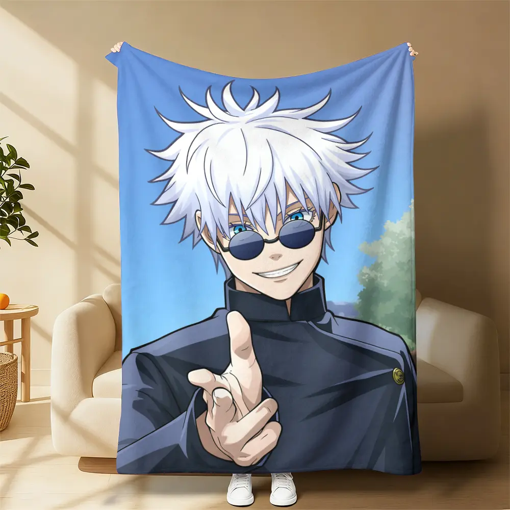 Countdown Sale! Murder-Drones Cartoon Printed blanket Flannel Warm blankets Soft and comfortable blanket bed linings cubre cama Birthday Gift Suitable for all four seasons A gift suitable for fans, friends and children