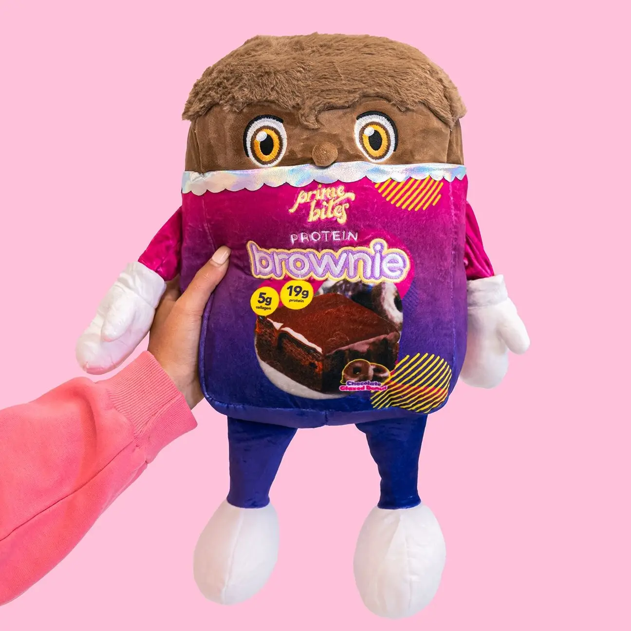 Prime Bites Plushie - Limited Edition Scented Glazed Chocolate Donut Collectible