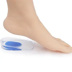 1 Pair Heel Support Pad Cup Gel Silicone Insole, Shock Cushion Silicone Heel Pads, Comfortable Footwear Accessories