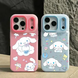 Cinnamoroll cute anime hot Phone Case Anti-Yellowing Clear Jelly iPhone Case 17-12 Slim Soft TPU Shockproof Scratch-Resistant Cover Trendy Colors Ultra Lightweight for Daily/Travel/Work Use