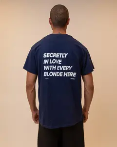 SECRETLY IN LOVE WITH EVERY BLONDE HERE T-shirt, Gift for him, Gift for Huband, Graphic Tee, Menwears, Unisex T-Shirt
