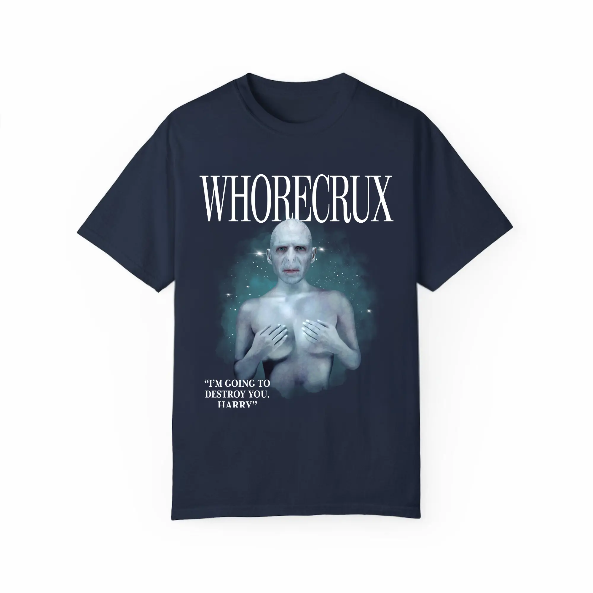 Funny Shirt Whorecrux I'm going to destroy you Harry Tshirt, Wizards Voldemort meme T-Shirt, Wizard School Party Tee, Bestie Gift