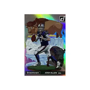 Josh Allen Downtown Poster - High-Quality Artwork Featuring Urban Design Elements