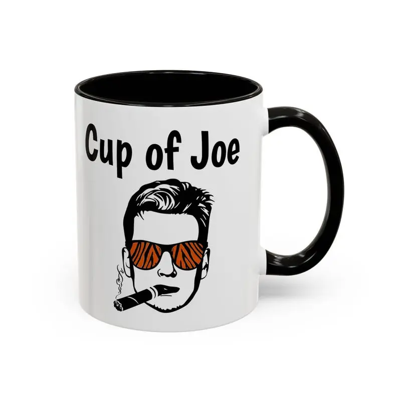 [Sale off up to 50%] Cup of Joe Burrow Coffee Mug, 11oz Accent Coffee Mug