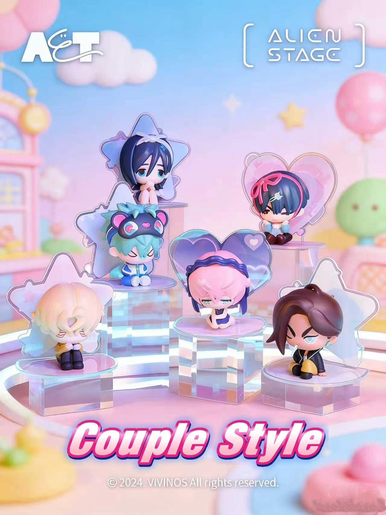 Alien Stage Couple Freedom Series Blind Box – IvanTill, MiziSua, Hyuluka CP Mystery Plush Set, Viral Fan Favorite Collectible