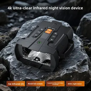 4K 800m Night Vision Binoculars, suitable for camping/boating, 10x magnification, high-definition digital electronic gift--the best gift for men/fathers/husbands