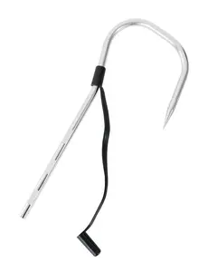 BLUEWING 2/3/4in Fishing Gaff Hook Model B 316 Stainless Steel Spear Hook for Fishing Gaff Saltwater Harpoon Hook with Protection Cover for Mahi Mahi Tuna Wahoo