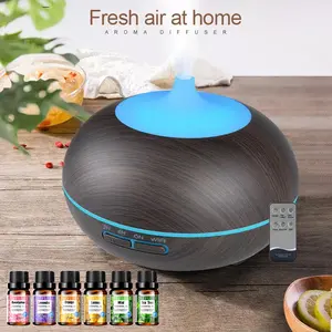 Worry-Free Aromatherapy: 550ml Auto Shut-Off Diffuser with 4 Flexible Timers, Ultrasonic Humidification for Continuous Large Room Comfort