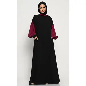 Everyday Brown Abaya ??Collared A-Line Style