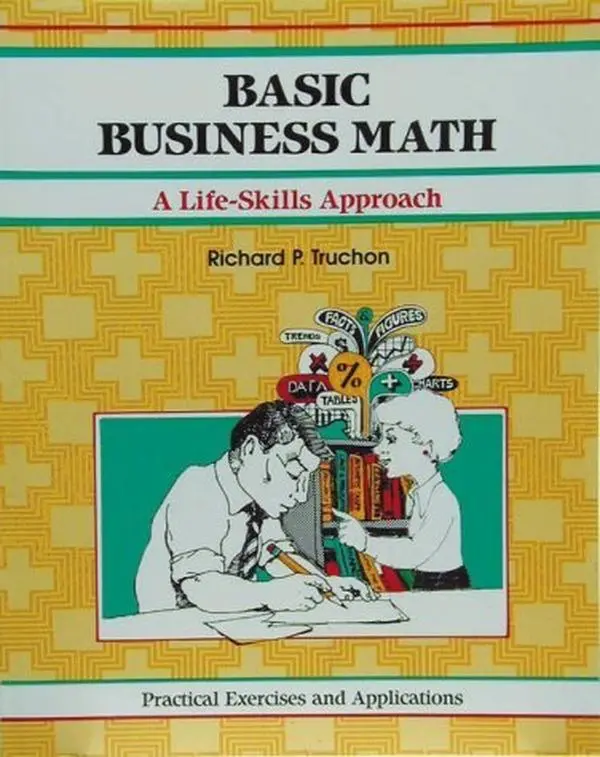 Used Good Basic Business Math (50-Minute Series) – Math Skills Soft Cover Book by Richard Truchon, Mathematics