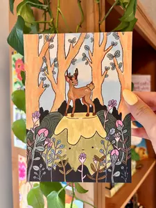 Forest Deer Art Print