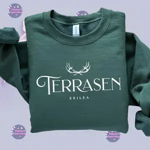Terrasen Shirt, Throne of Glass Merch, Bookish Gift, Reading Sweater, Literary Girl Hoodie, Reader Gift, Bookgirlie Library T-shirt
