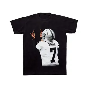 Geno Smith Flipping Off Fingers Up Bootleg Raiders Tee, Run The Table Throwback Vintage Vegas Football Crewneck T-Shirt