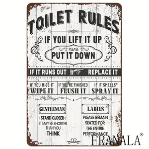 FRANALA Cute Highland Tin Sign Cow Country Farmhouse Retro Tin Signs Vintage Signs Metal Plaque Sign 8x12inch Wall Art Decor For Living Room, Bedroom, Office