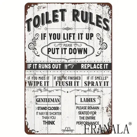 FRANALA Cute Highland Tin Sign Cow Country Farmhouse Retro Tin Signs Vintage Signs Metal Plaque Sign 8x12inch Wall Art Decor For Living Room, Bedroom, Office