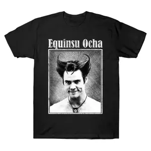 Vinyl Oversized Devil / Equinsu Ocha Graphic T-Shirt Streetwear Holiday Wear y2k cotton fashion Streetwear Lover Gift Top Trending