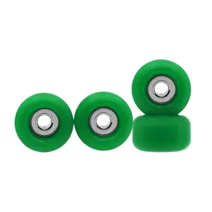 Eco Street Wheels - 85D CNC Polyurethane - "Green"