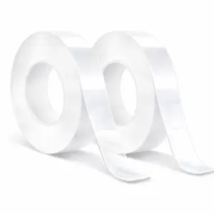 2 Pack Nano Double Sided Tape Heavy Duty Mounting Tape Sticky Walls, Alien Tape Double Sided Heavy Duty Rug Tape, Duty Multipurpose Mounting Transparent Tape for Paste Items