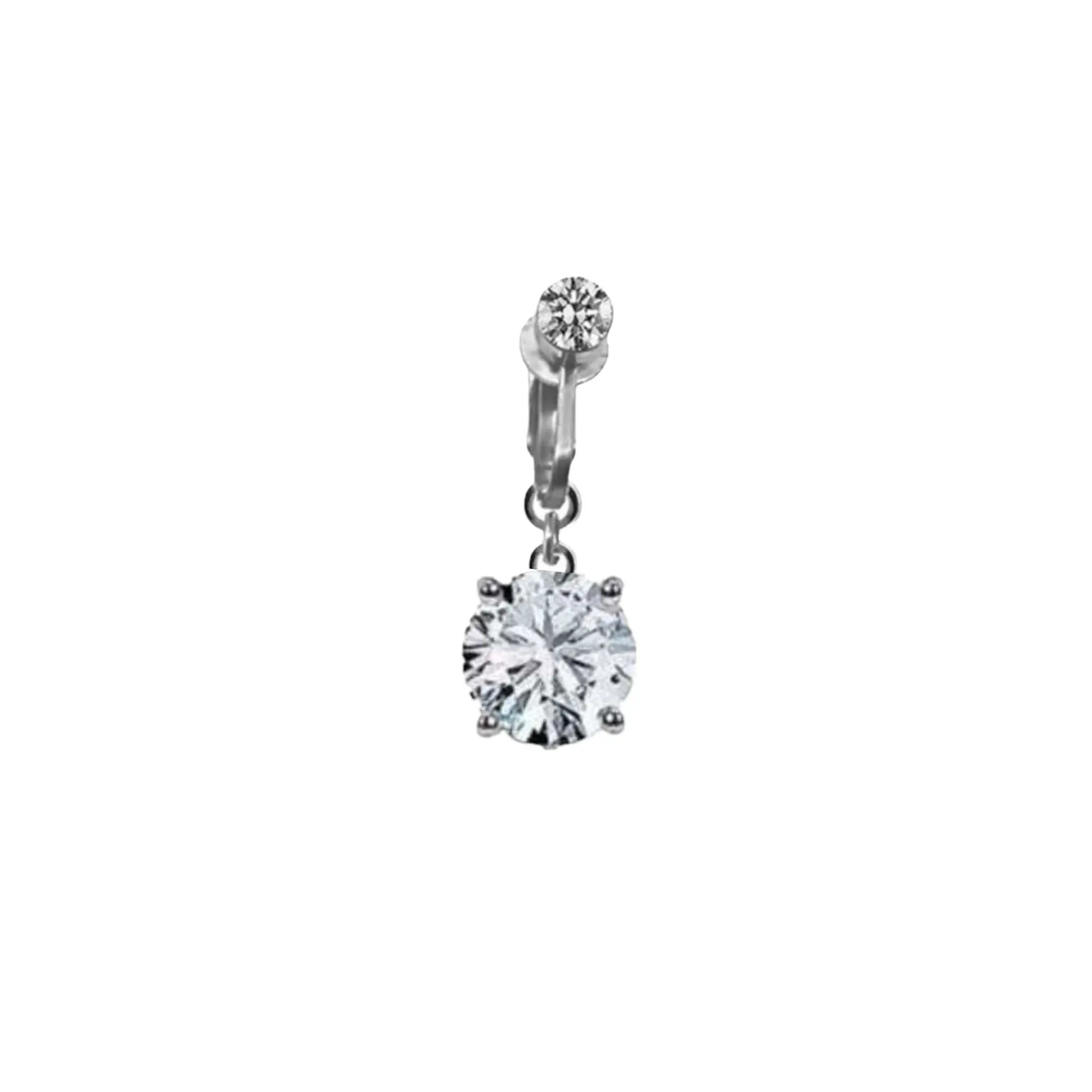 Basic Clip On Belly Ring - Fake Piercing - No Piercing Needed