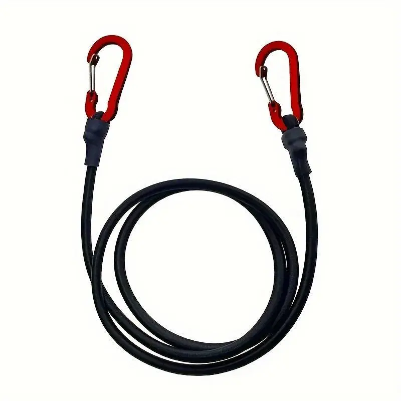 Elastic strapping rope Synthetic Rope Mountaineering buckle hook Kayak bicycle 8mm latex luggage packing rope Camping accessories Heavy Duty Nylon Durable Nylon Rope