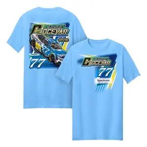 Carson Hocevar 77 Shirt –Racing Graphic Shirt, Blue Speed Car Design, Motorsport Fan Apparel Gift, Men’s Tops