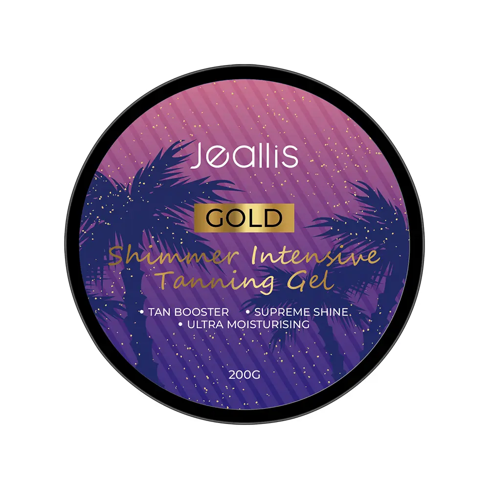 Jeallis Gold Shimmer Tanning butter Intensive  Mango Gel 200g Skincare Accelerator