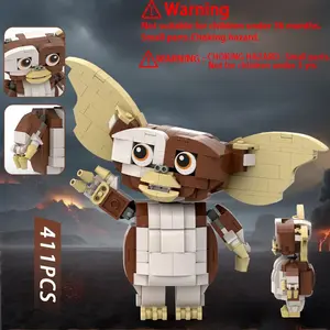 Classic Horror Movie Character Elves Building Blocks Bricks, 411pcs/set Model Building Kit Gift for Adult and Teenagers Birthday Toy, Building Block Sets Fidgets Toys for Kids Toys for Grown Ups