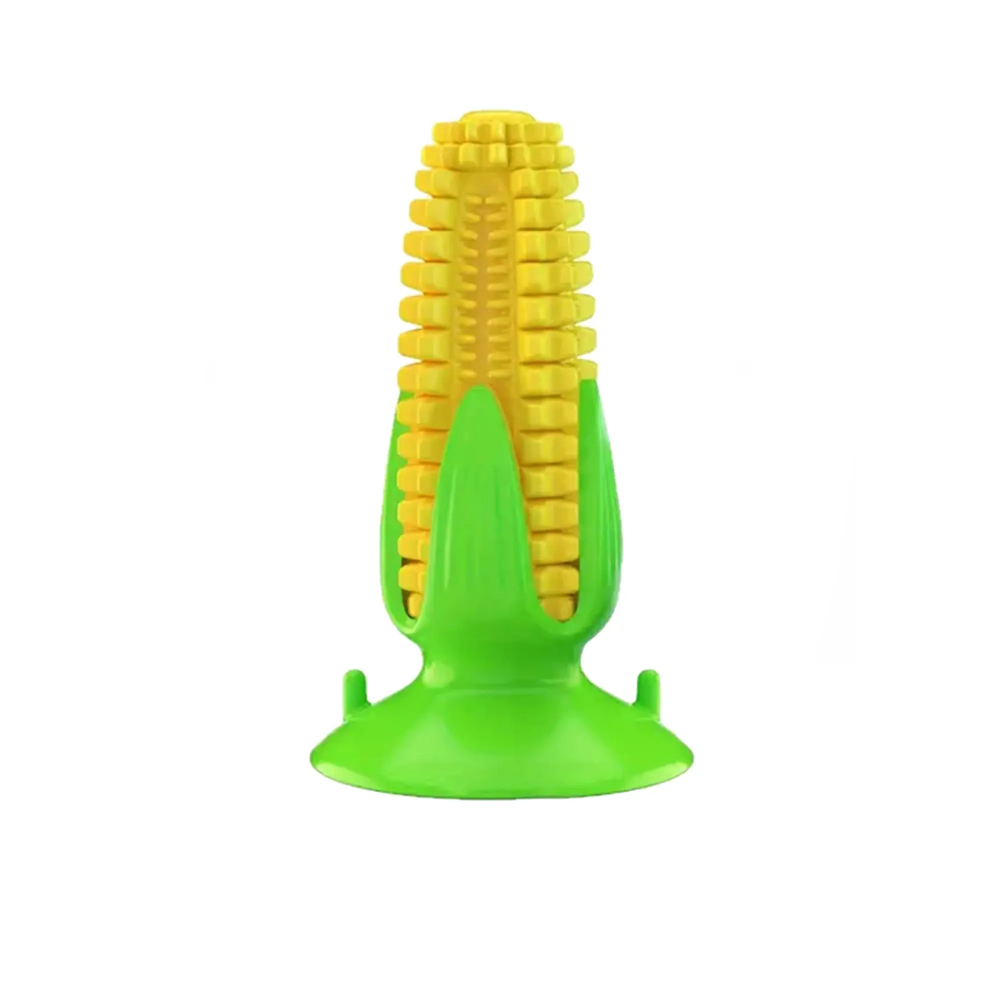 Piggy Poo and Crew Corn-Shaped Dental and Treat Squeaker Game for Dogs and other Pets