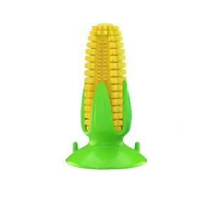 Piggy Poo and Crew Corn-Shaped Dental and Treat Squeaker Game for Dogs and other Pets