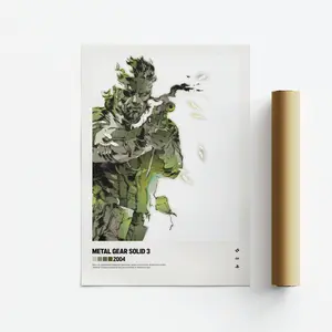Metal Gear Solid 3: Snake Eater 2004 Video Game Art Poster , Print 45740 205