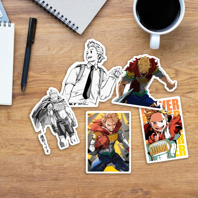Stickers Pack 20 Pcs Mirio Waterproof Aesthetic Skateboard Togata Guitar Bottle Colorful Lemillion Water Laptop Luggage Hero Vinyl Car Bumper Bike
