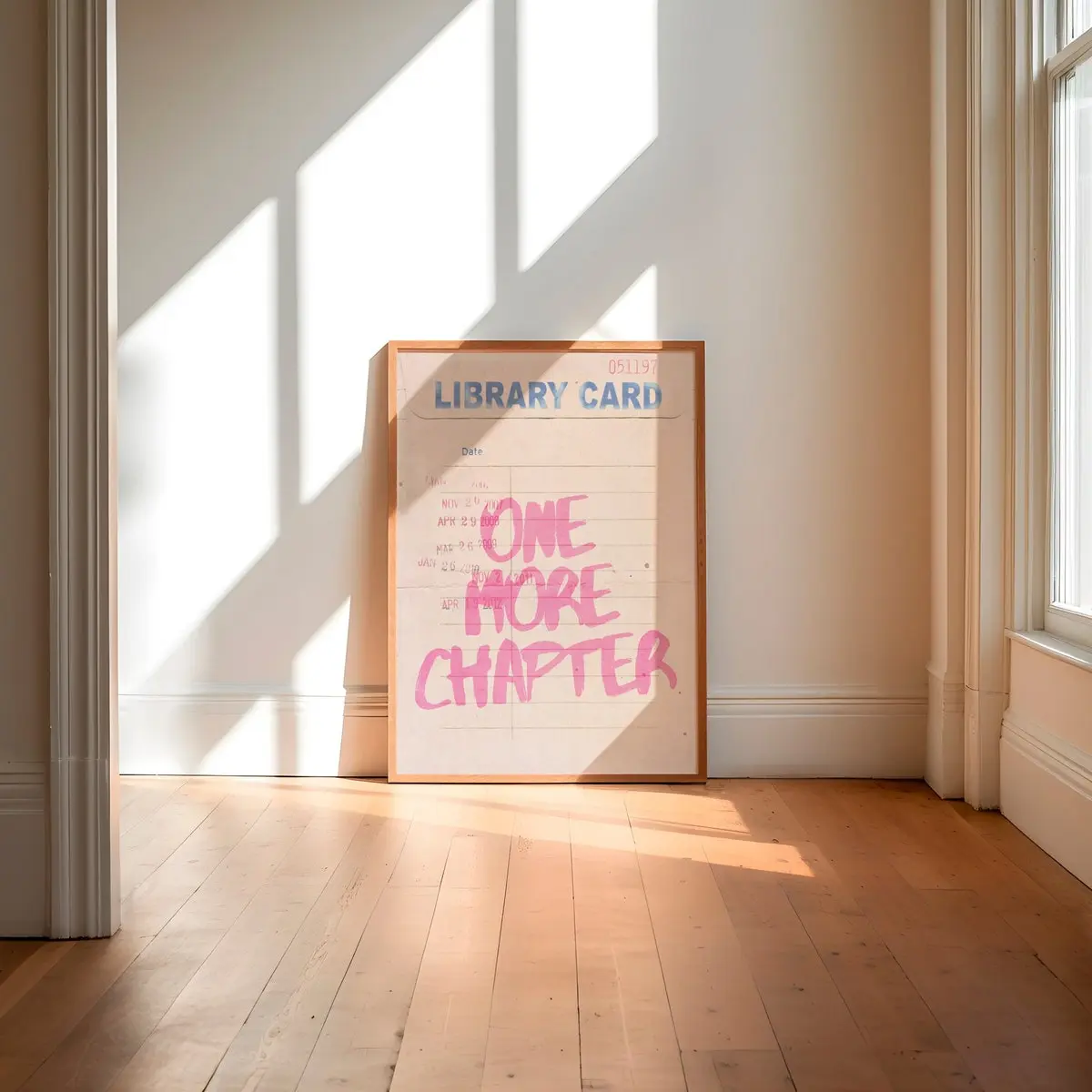 One More Chapter, Wall Print, Bookish Poster, Gift Idea, Reader Poster, Book Print, Trendy Retro Poster, No Frame