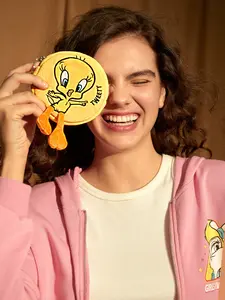 LOONEY TUNES X SHEIN Cartoon Duck Design Coin Purse