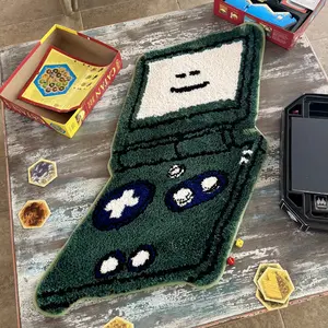 RUG Gameboy Controller Rug for Home Decoration, Designer Rugs, Soft and Fluffy Rugs for Bedroom Living Room Bathroom, Mats Carpets, Home Essentials, Non-slip, Home Decor, Decorative Carpet for Home, Cozy Bedroom, Christmas Gifts, Christmas Decoration