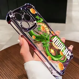 Classic Anime Super Saiyan Protective Shockproof Smartphone Case - Transparent Soft Back, Drop Protection Cover, Mobile Phone Accessories Compatible with iPhone 16,15,14,13,12,11 Pro Max,X,XR,XS Max,8,7 Plus