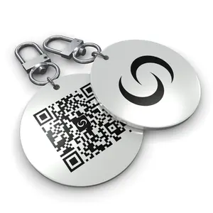 Contact Co. Smart NFC Keychain, Sleek Durable NFC Key Fob with Instant App-Free Sharing, Seamless Keychain for Creators, Connectors, and More
